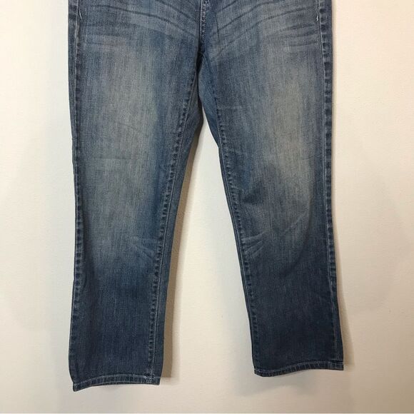 Simply Vera Denim Womens Capri Jeans Cropped Straight Flap Pockets Size 8 - Picture 3 of 13